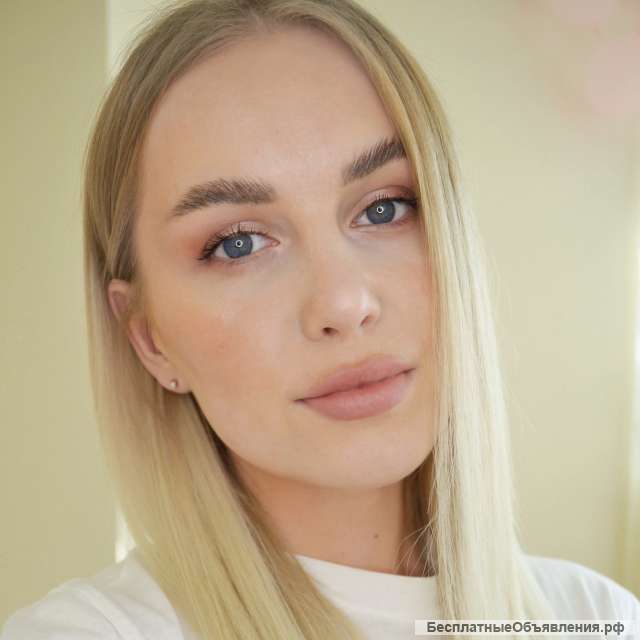 Долговременная укладка бровей + ламинирование ресниц