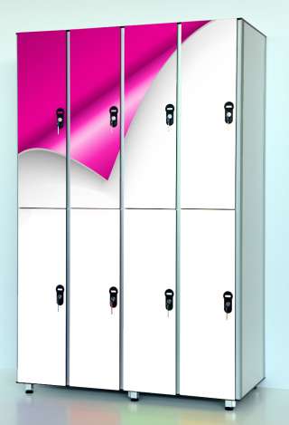 Шкафы шкафчики локеры для отелей, гостиниц и гардеробов, антивандальные из HPL пластика