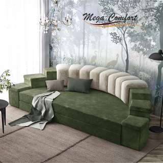 Круглая интерьерная кровать «Донжон»