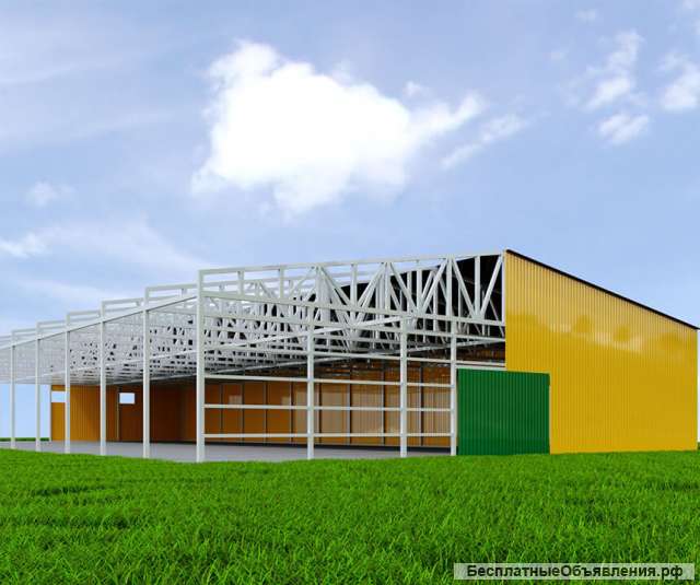 Строительство - прямостенные ангары