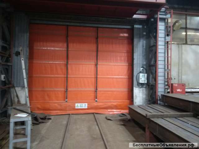 Промышленные рулонные скоростные ворота б/у