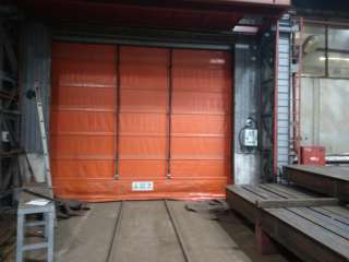 Промышленные рулонные скоростные ворота б/у