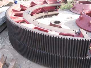 Зубчатая пара шестерен жомосушильного барабана