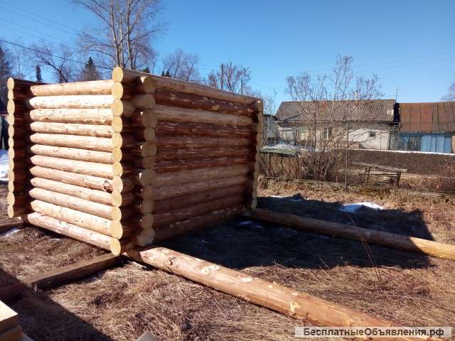 Рубленные срубы БАНЬ и ДОМОВ