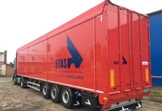 Полуприцеп с подвижным полом Stas BioSTAR, новый 91м3