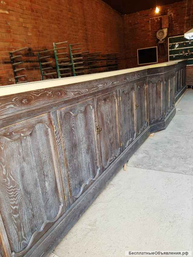 Кухни из массива под старину