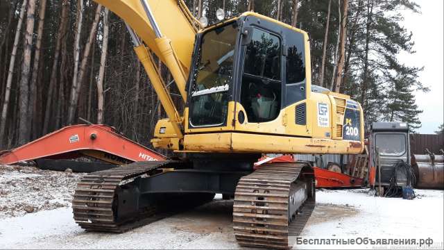 Komatsu PC200 PC300 разборка б/у запчасти Редуктор хода кабина и др