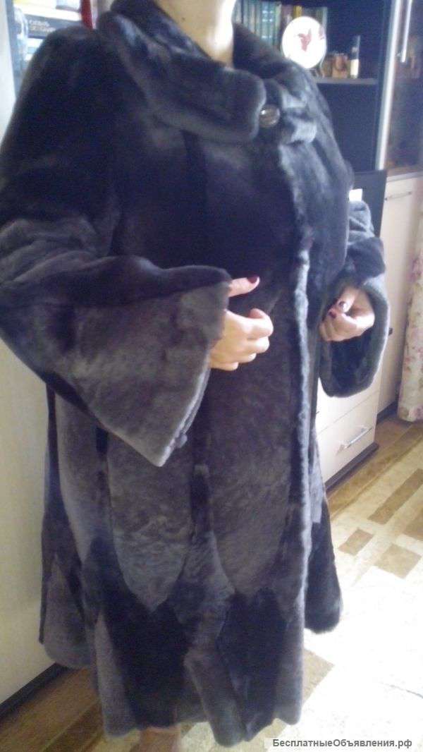 Шуба из мутона