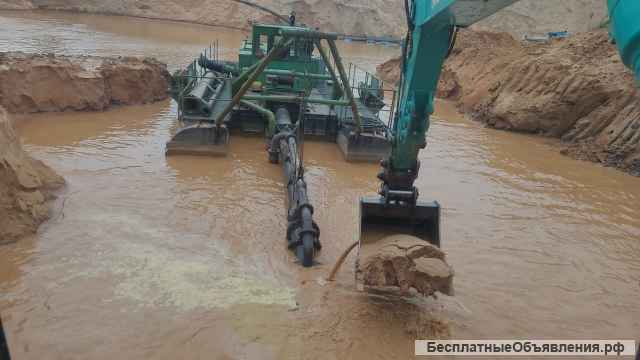 Песок намывной крупный на самовывоз. Карьер "Вещево".