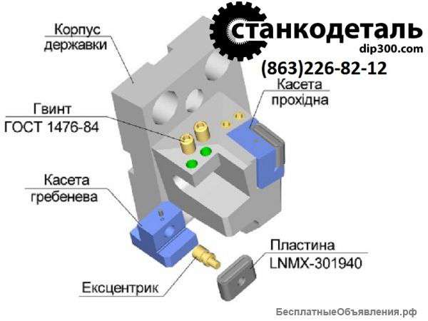 Резцедержатели к колесотокарному станку КЖ1836М