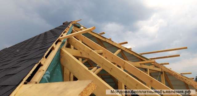 Кровельные работы - ремонт и замена. Строительство крыш. Montarea, renovare acoperișului