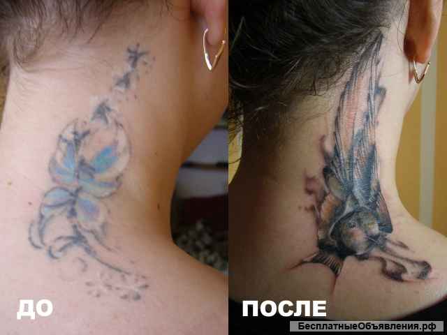 Татуировка, перманентный макияж, пирсинг в г. Батайск.