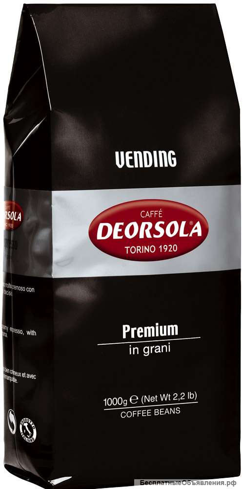 Кофе зерновой Deorsola Premium, 1 кг