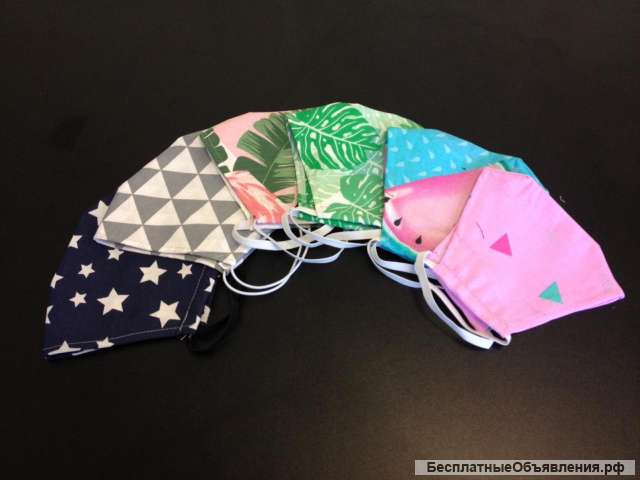 Маска тканевая многоразовая