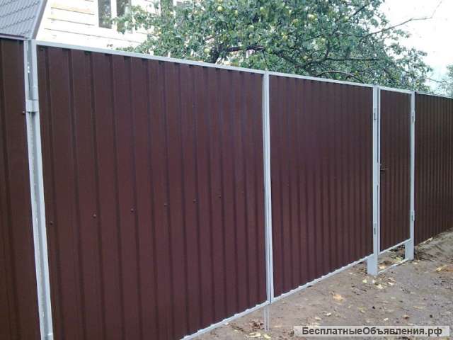 Заборы под ключ