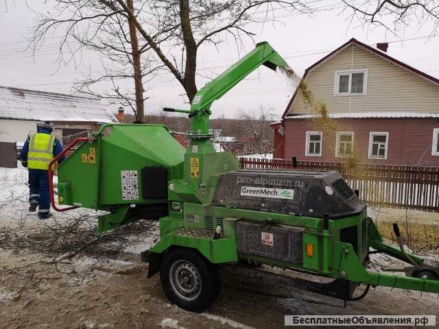 Аренда дробилки веток деревьев (измельчителя) в Москве и МО