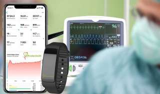 Комплекс онлайн мониторинга за состоянием организма, температура, пульс, кашель