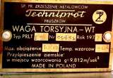 Весы ювелирные Techniprot waga torsyjna-wt Typ PRLTT 5