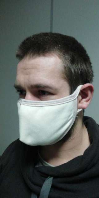 Многоразовая защитная маска из толстовочной ткани М305