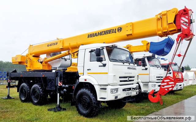 Камаз 43118 автокран ивановец 25 тонн 29 метров