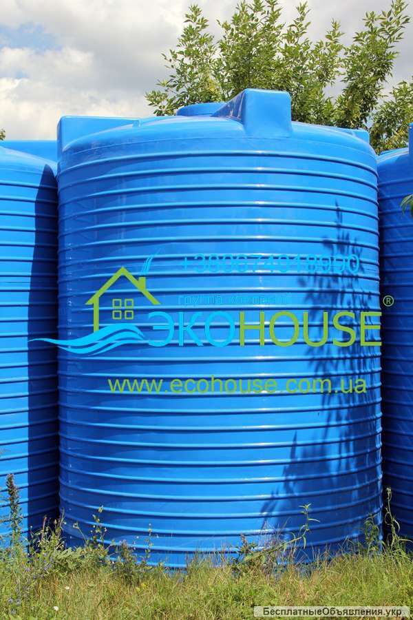 Большие пластиковые емкости для бассейнов душа