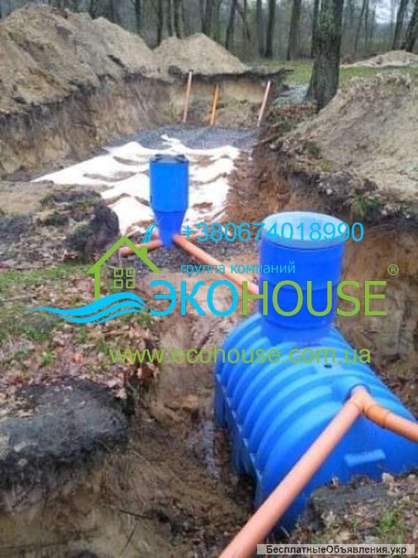 Пластиковые выгребные емкости септики для сточных вод