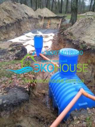 Пластиковые выгребные емкости септики для сточных вод