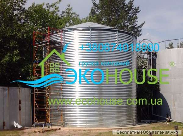 Пожарные емкости для воды 200 м3