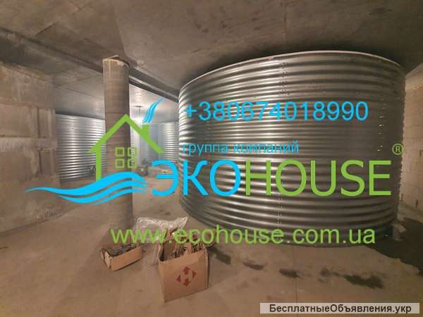 Типовой проект пожарных резервуаров 50 100 150 200 500 м3