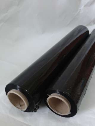 Стрейч пленка Чёрного цвета, не просвечивается