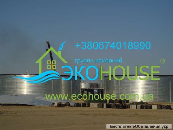 РВС размеры резервуара 5000 м3 чистой воды