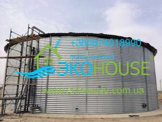 Стальной модульный резервуар рвс 5000 м3 пожарный