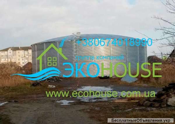 Резервуары стальные рвс 2000 м3 модульная емкость пожарная