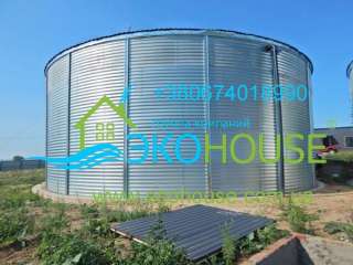 Резервуар для воды вертикальный стальной 1000