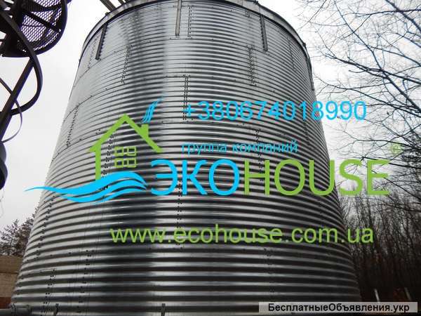 Резервуар пожарный 200 м3 вода цена подземный размер