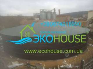 Стальной резервуар рвс 150 м3 пожарный подземный вода