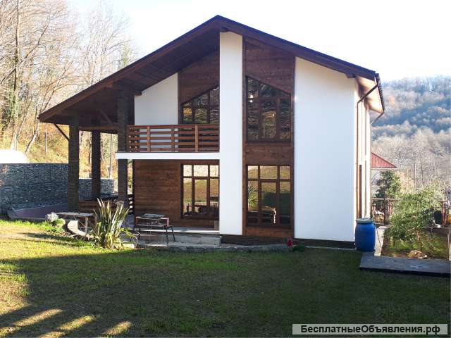 Коттедж в стиле "шале" в тихом уютном месте Сочи