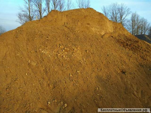 Песок карьерный 0,3-2мм