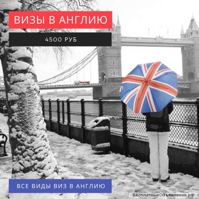 Все типы виз в Англию