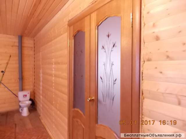 (для большой дружной семьи) дом 230 кв.из Бурзянского бревна на участке 25 соток. С баней 3*5