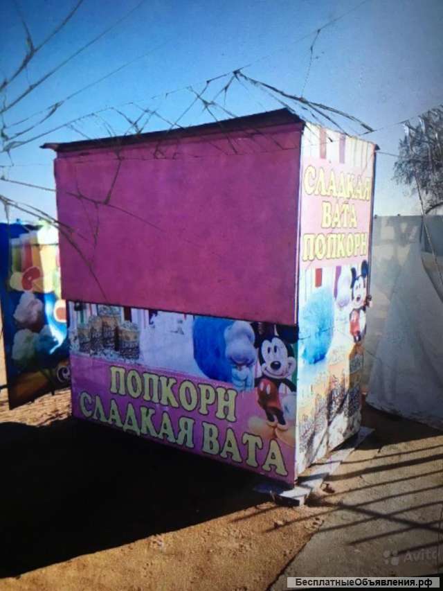 3 аппарата 1 для сладкой ваты, 2 для попкорна