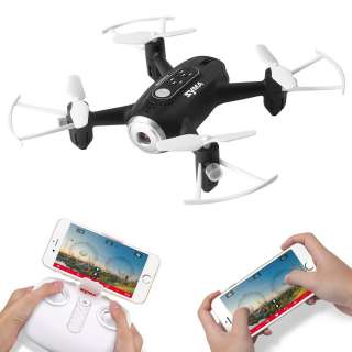 Квадрокоптер Syma X22W fpv real-time (Черный) Батарейки в комплекте