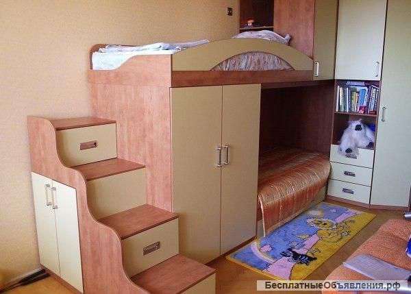 Детский гарнитур на заказ по индивидуальным размерам в рассрочку