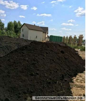 Чернозем, земля, плодородный грунт с доставкой