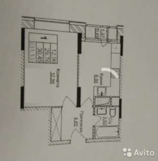 1-к квартира, 31.3 м², 3/12 эт.