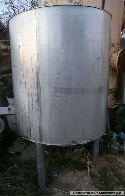 Емкость нержавеющая, объем 1,1 куб.м.