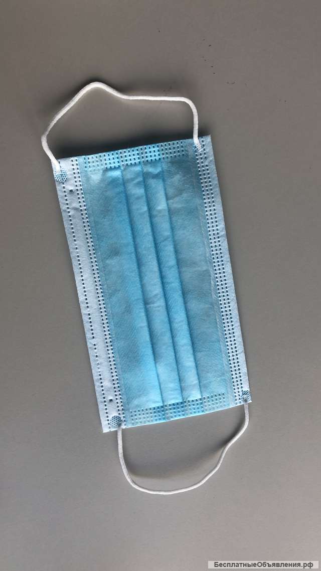 Маски защитные одноразовые