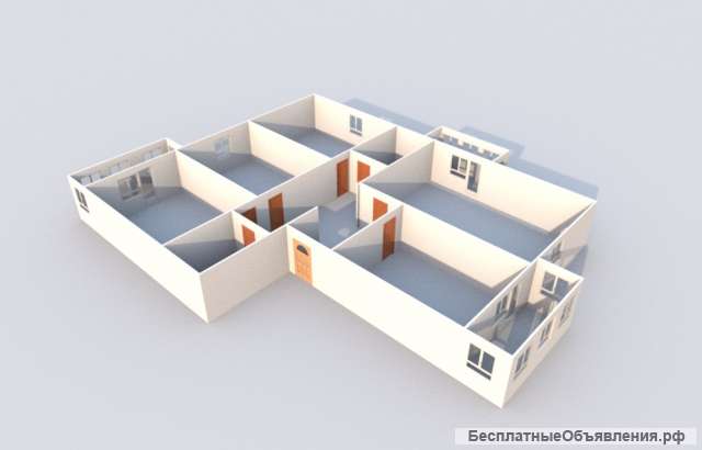 4-к квартира, 131,9 м2, 3/14 эт