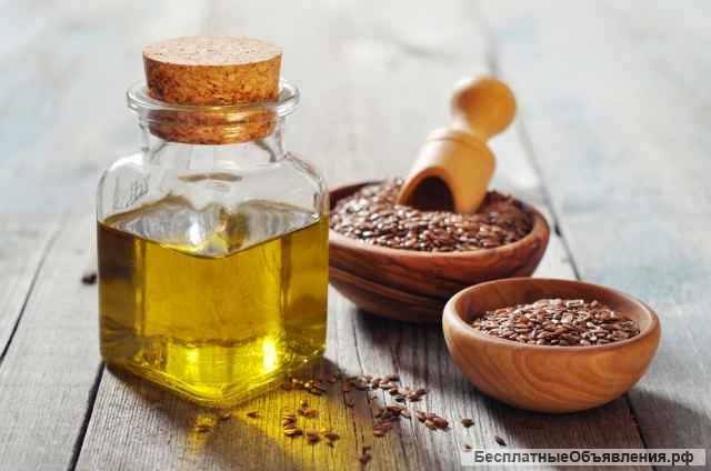 Льняное Масло, Натуральное, Сыродавленное