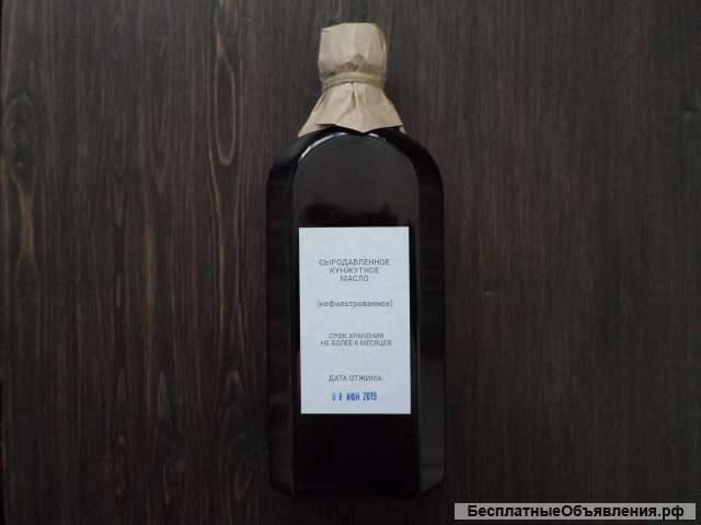 Кунжутное Масло, Натуральное, Сыродавленное